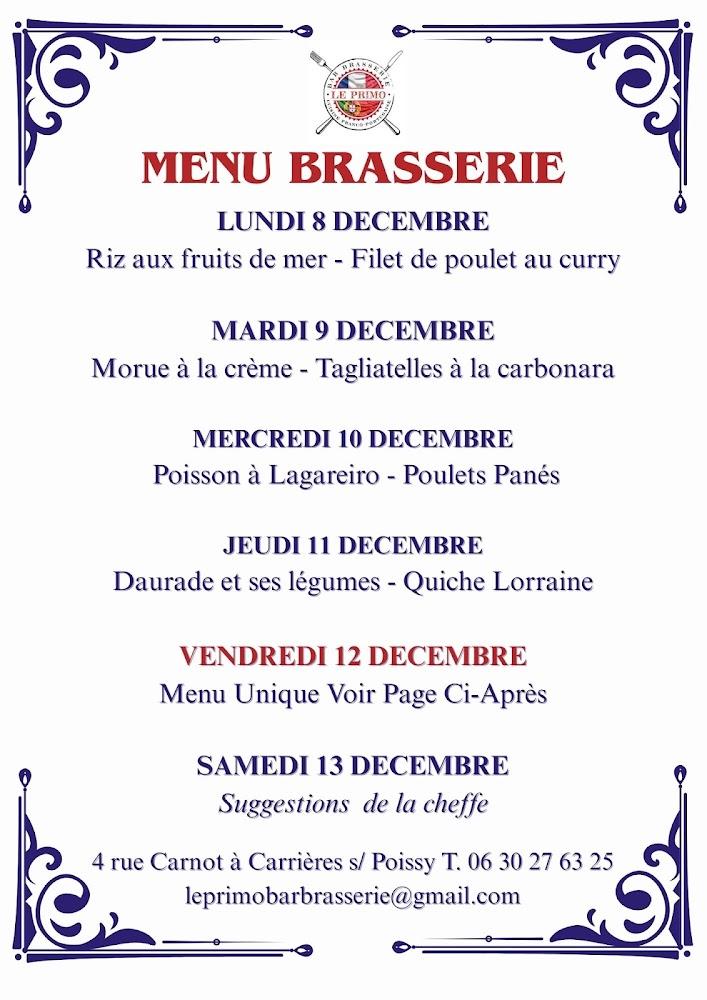 Le Primo - Menu Image 2