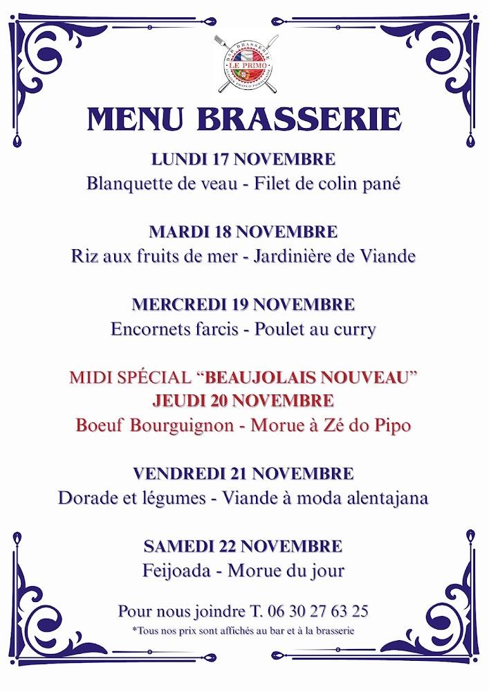 Le Primo - Menu Image 3